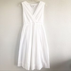 Motherhood Maternity White Sleeveless Dress Small